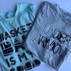 Bundle of 2 Under Armour Girls LG active tops